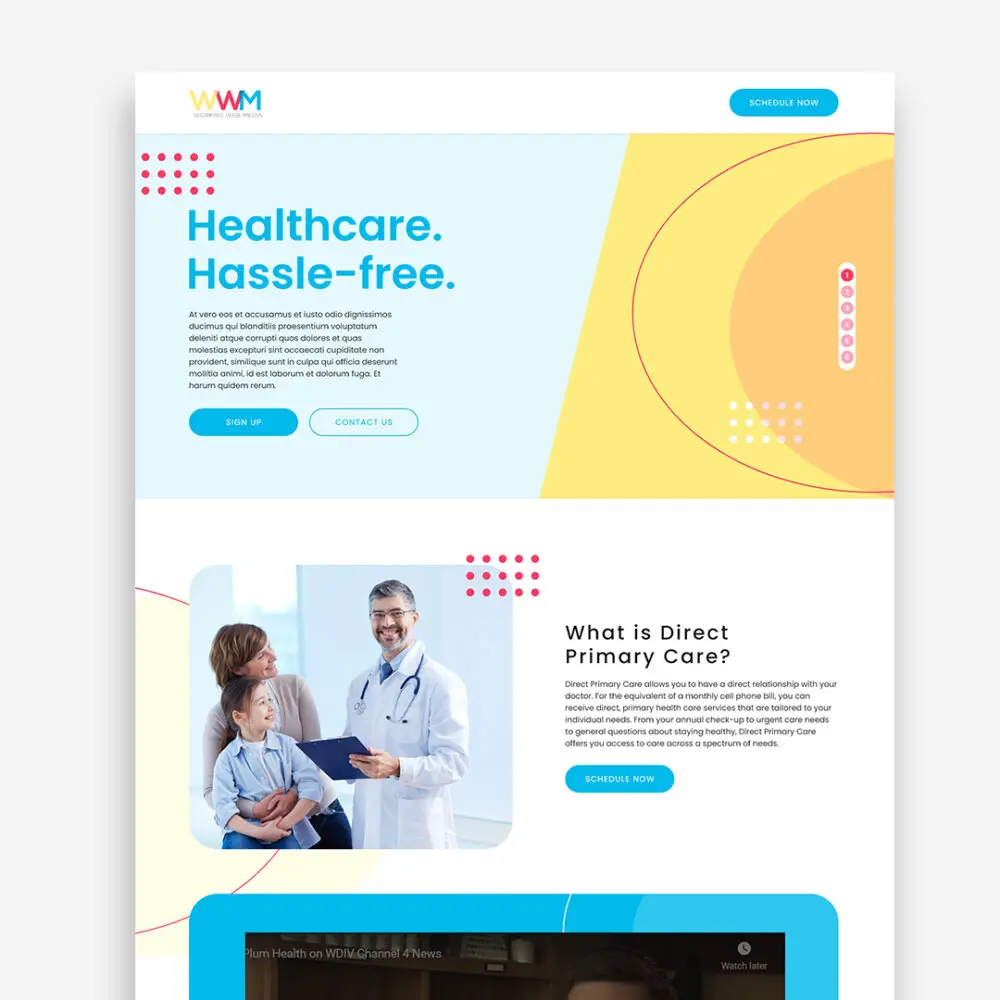 Direct Primary Care web design
