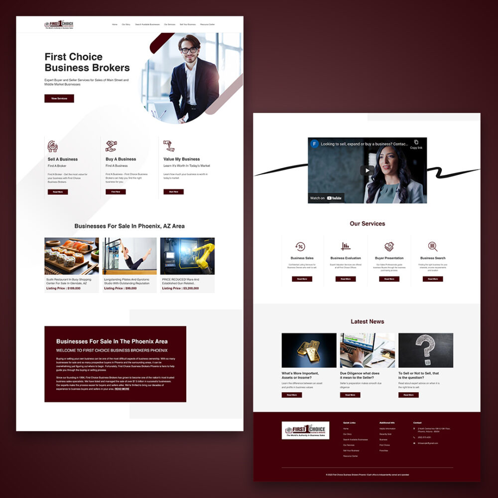First Choice web design