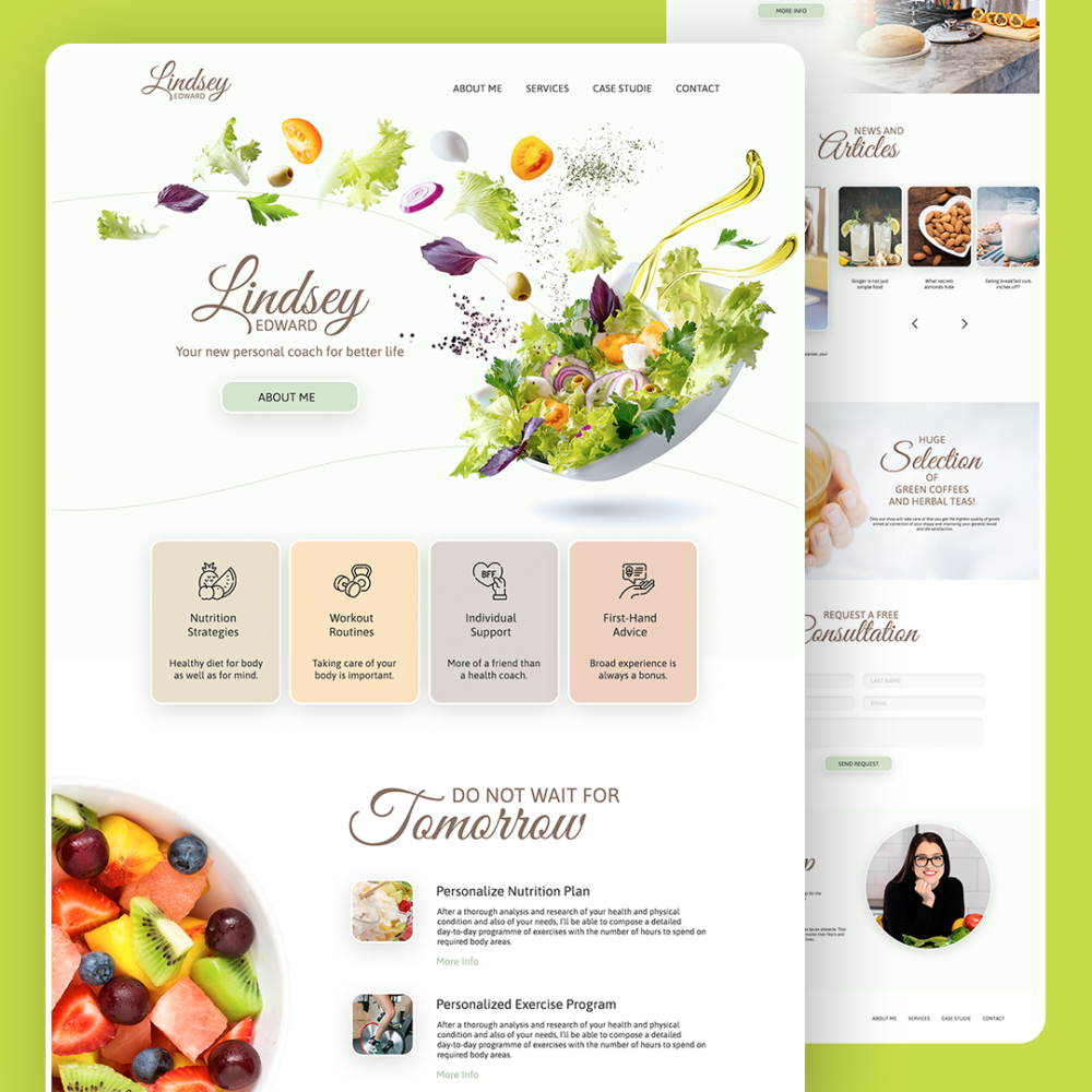 Lindsey Edward web design