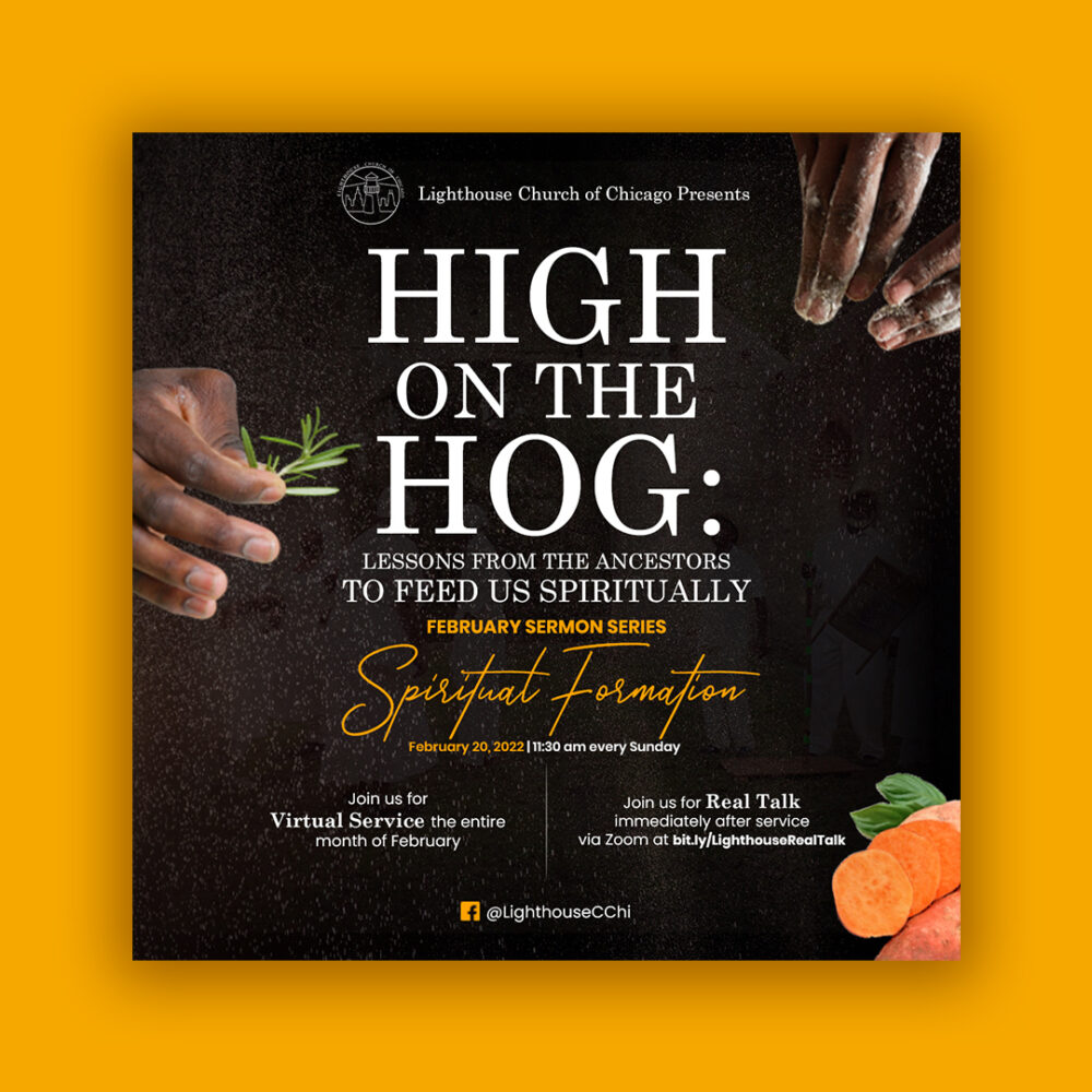 February 2022 Sermon Series social media content