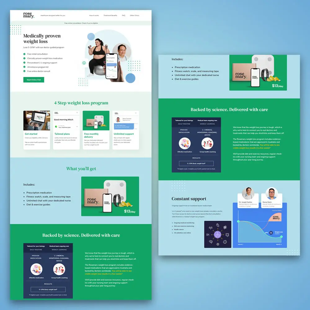 RoseMary web design