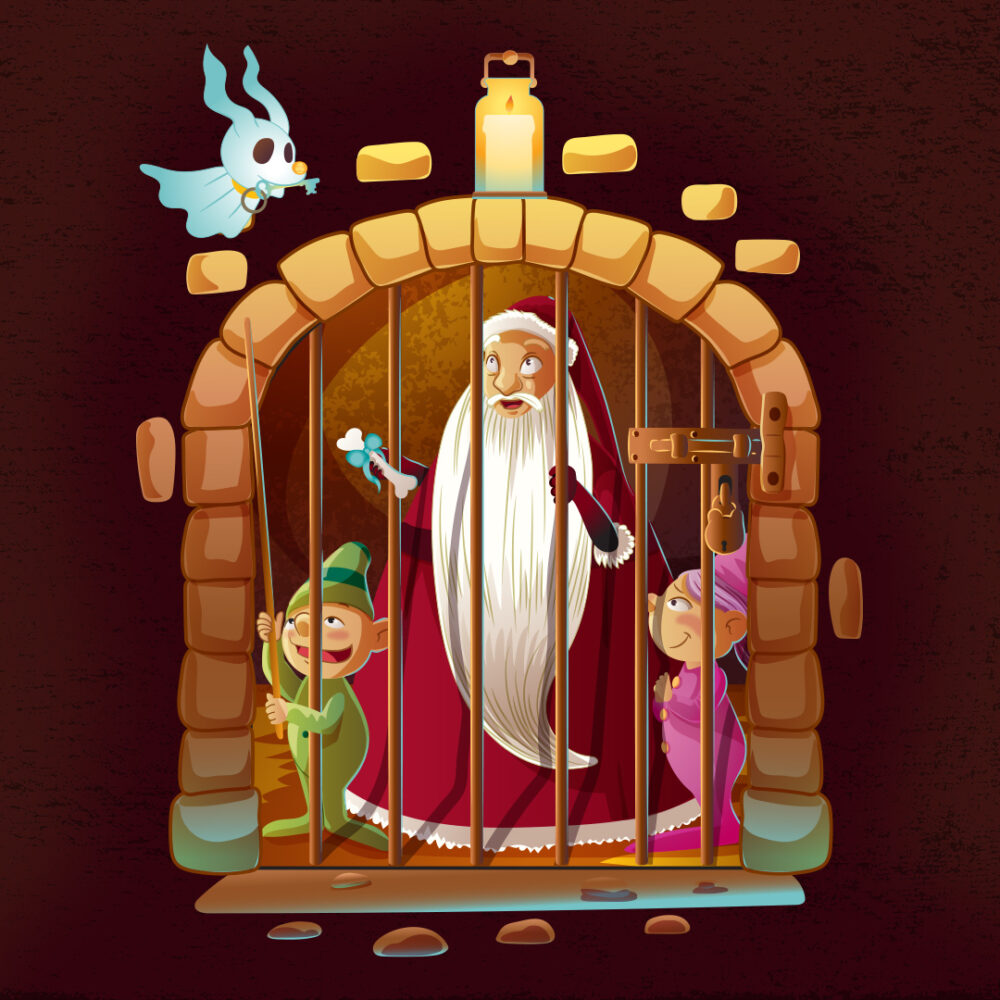 Illustration – Santa in Pirates of the Caribbean