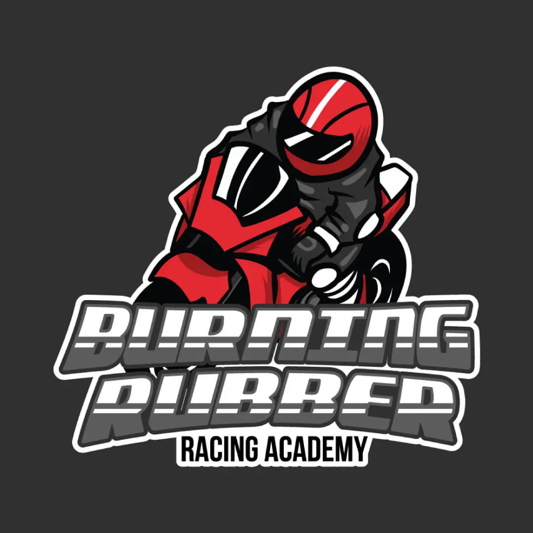 Burning Rubber Racing Academy logo