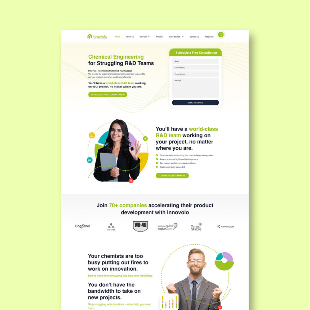 Innovolo web design