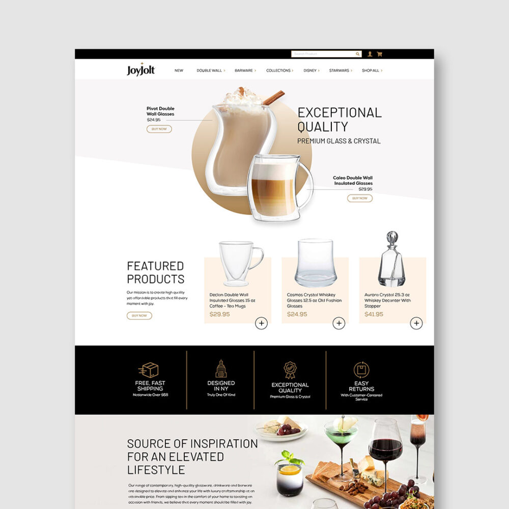 JoyJolt web design