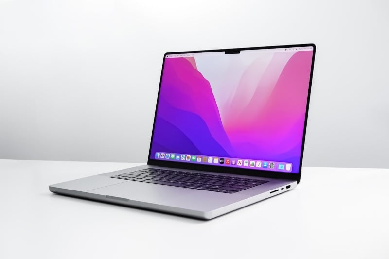 Stock image of a MacBook