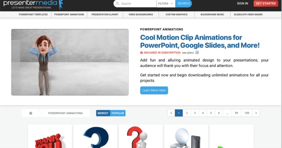 animation powerpoint templates free
