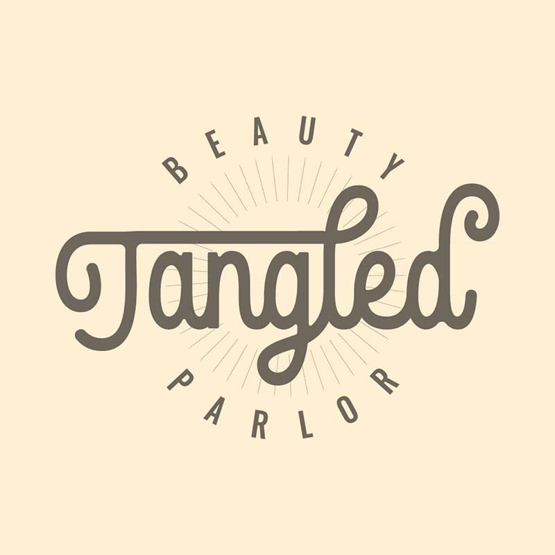 beauty parlor logo design