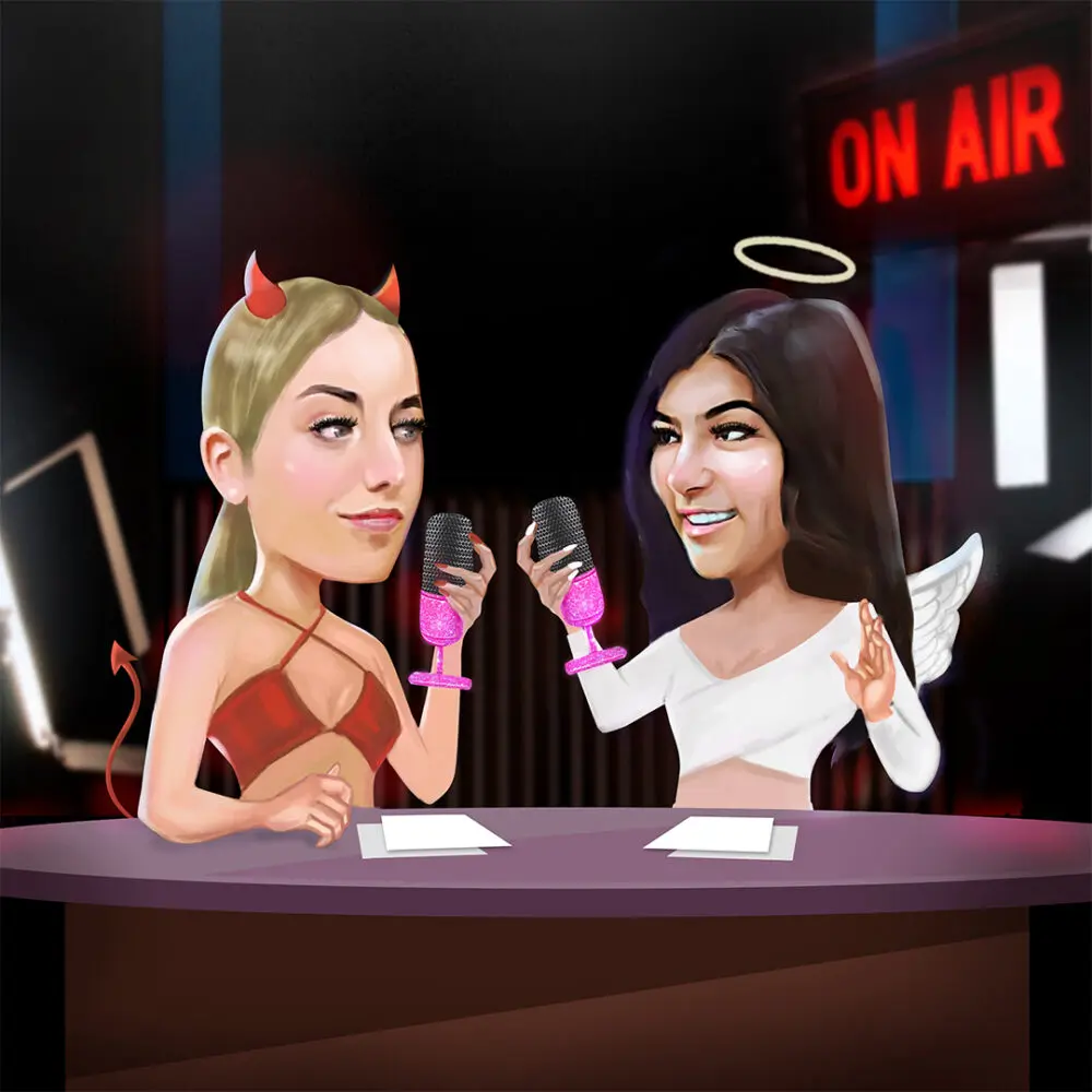 Illustration – Devil & Angel