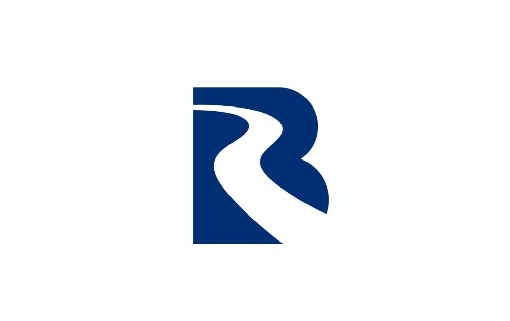 ai logo example blue river