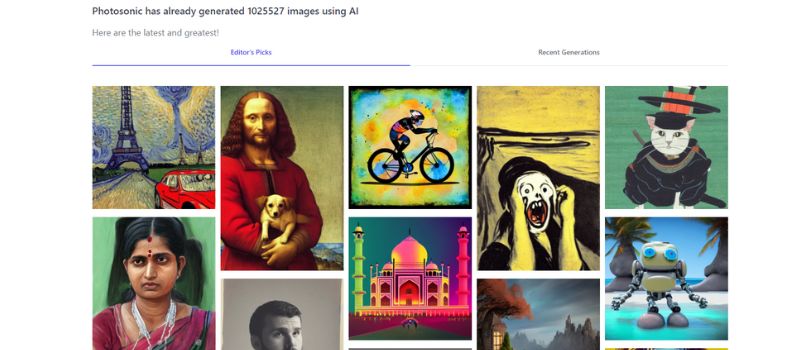 photosonic ai art creator
