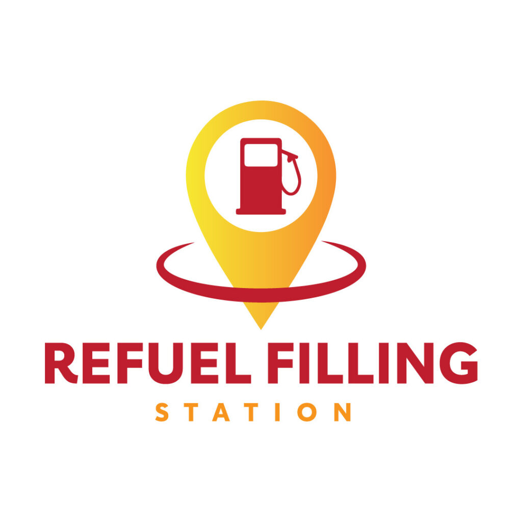 refuel filling station logo