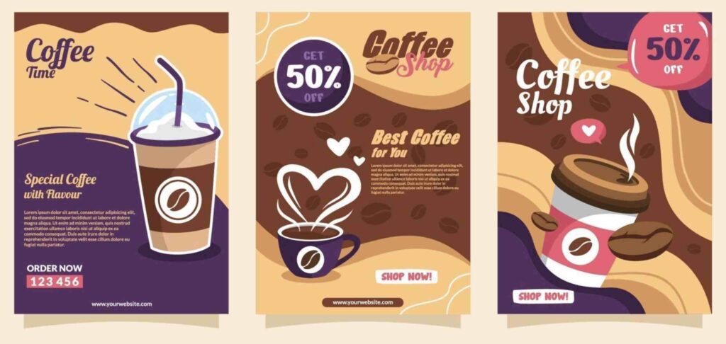 ai template for coffee shop promo