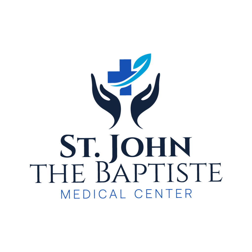 Hospital logo example with hands