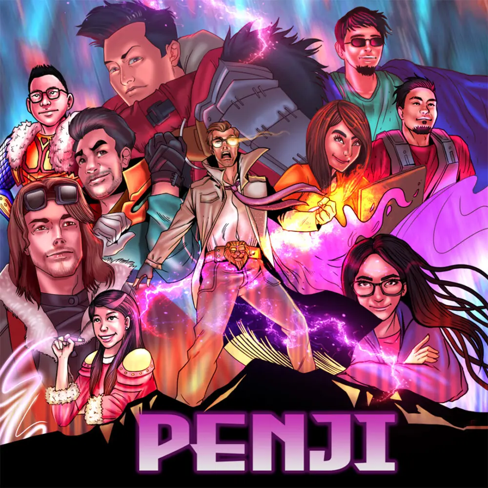 Illustration – Comic Book Cover Penji