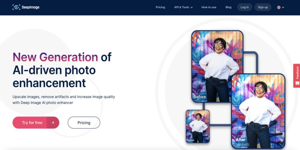 AI image enhancer tool