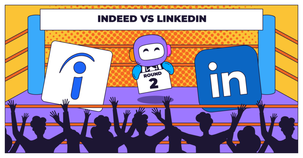 indeed vs linkedin boxing match