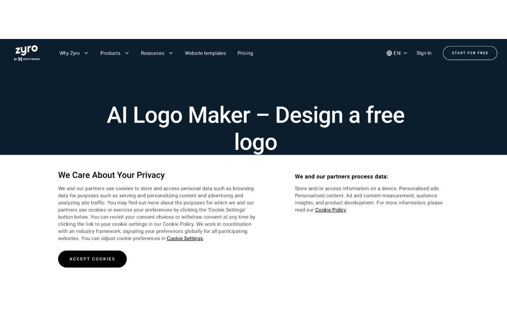 free ai logo generator website