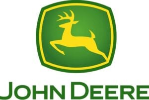 John Deere deer emblem green and yellow