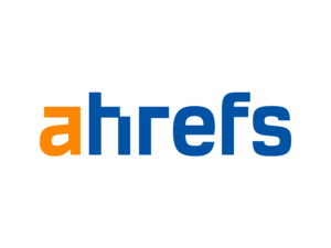 Ahrefs logo color combination