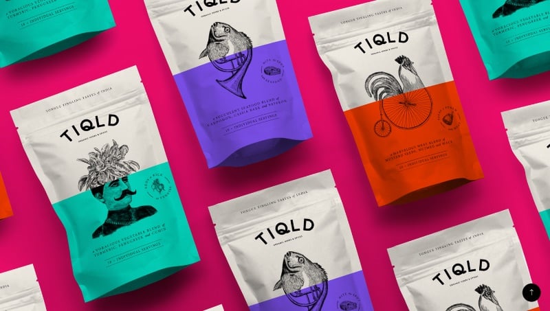 Unique spice packaging designs by Alphabet