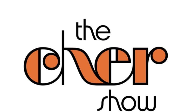 Text-based logo for The Cher Show created by House Industries