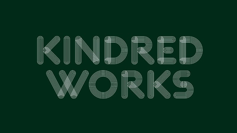 Kindred Works logo designed by Winkreative firm