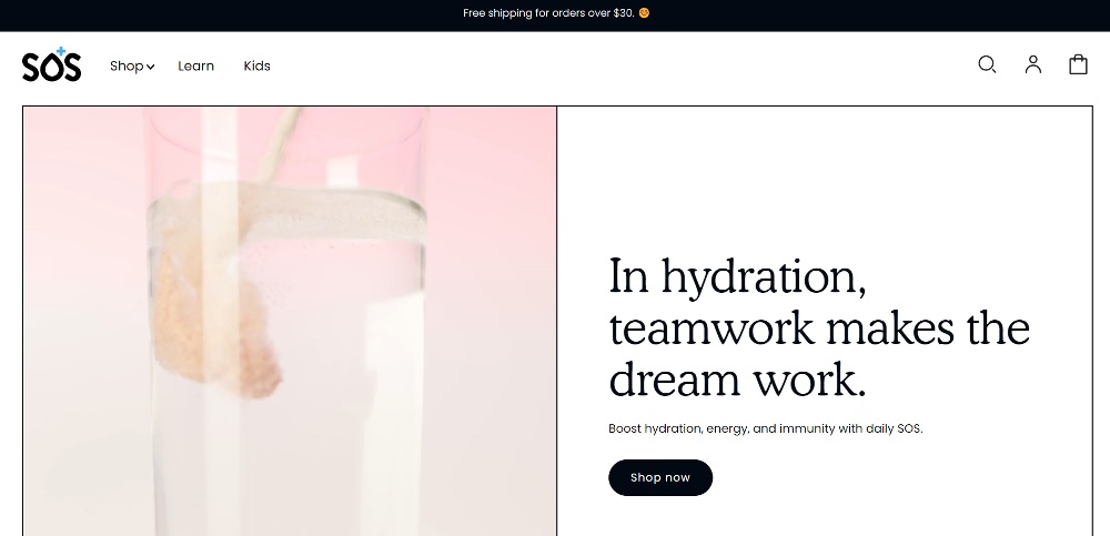 ecommerce website design example