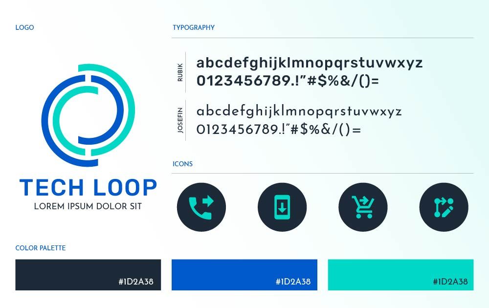 Tech loop branding kit