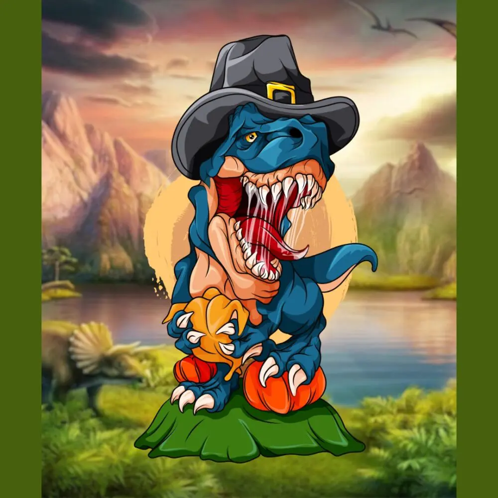 Dino Hat Illustrations