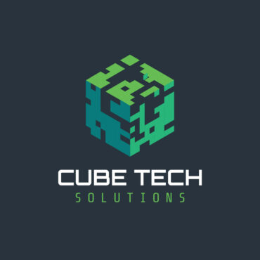 cube technology logo design
