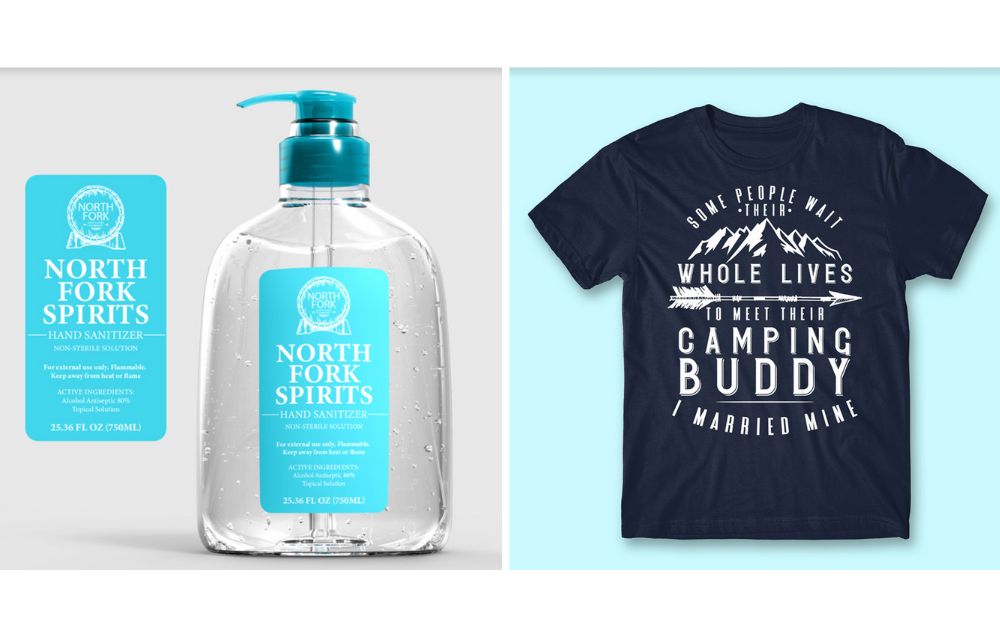 branding mockup example