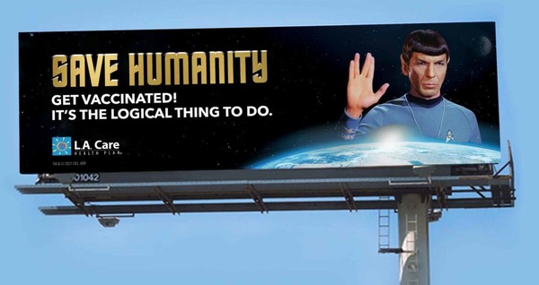Star Trek billboard graphic design