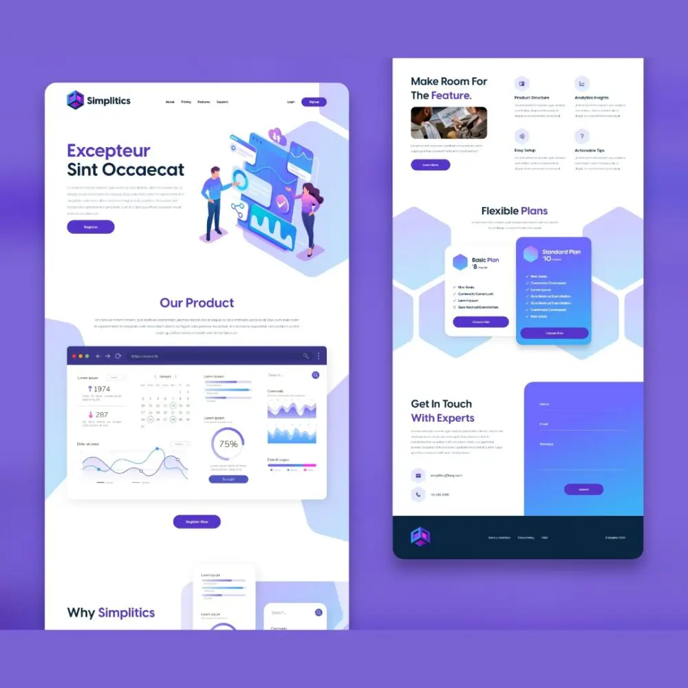 Simplistics UI/UX