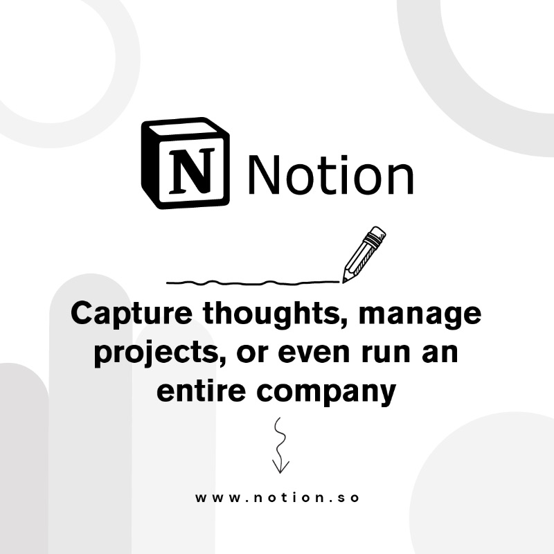Notion software marketing example