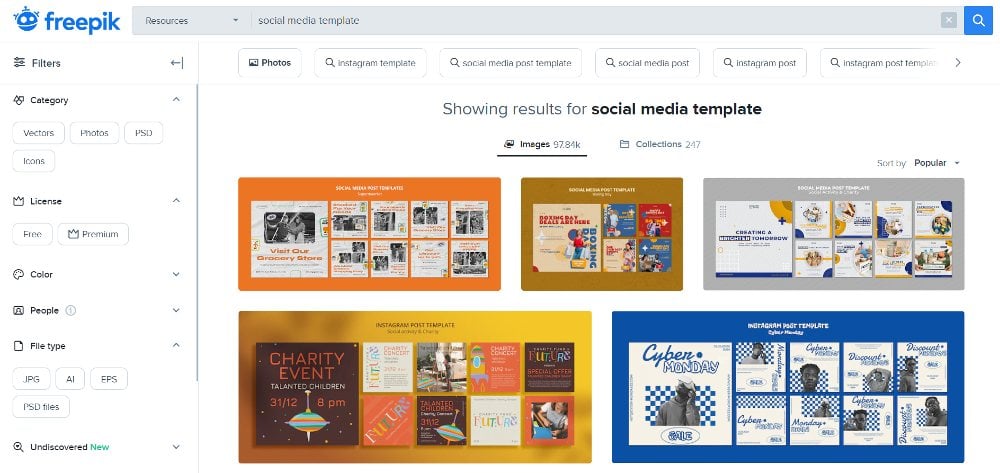 Free templates for social media ad and more Customizable Graphic
