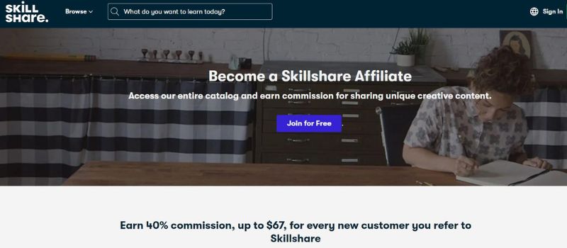 affiliate marketing website example
