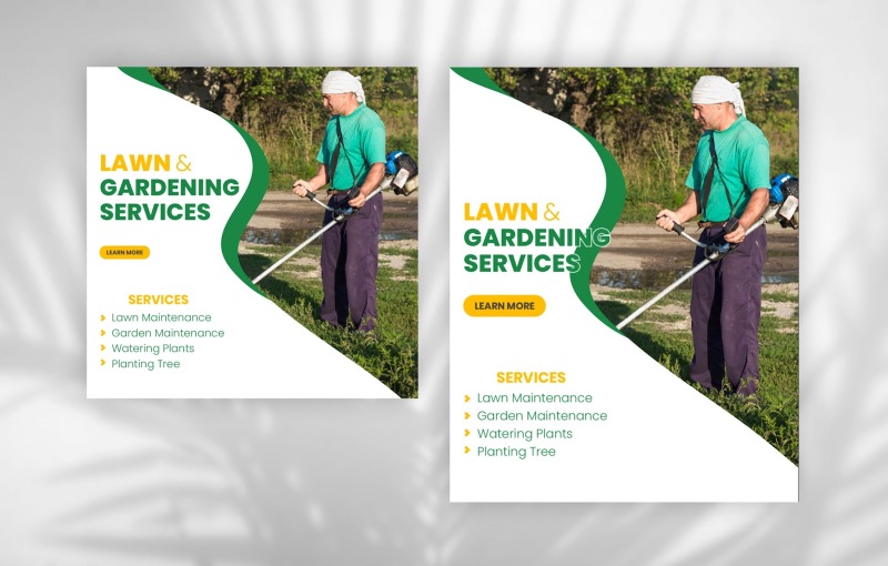 Advertise lawn services on Facebook