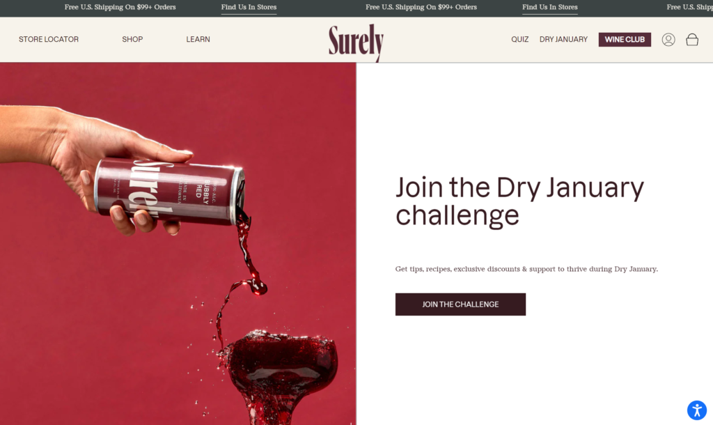 surely wine small business branding package
