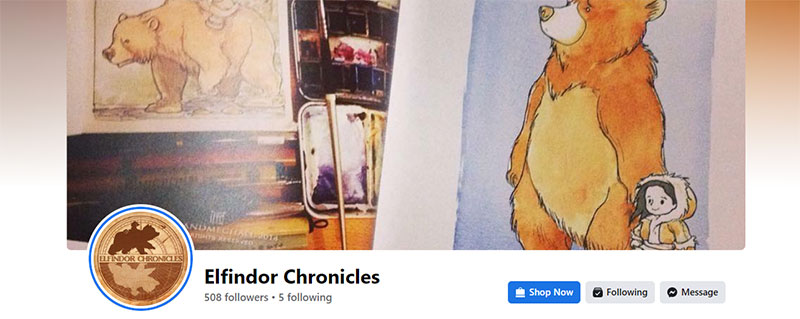 Facebook cover design example