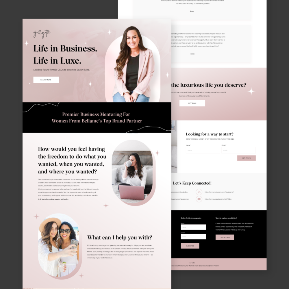 Life in business UI/UX