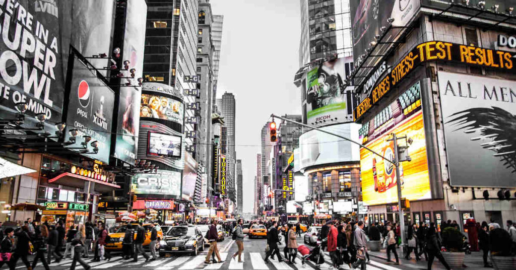 Time Square Advertising - Prime Digital & Static Options Inspiria Outdoor  Advertising