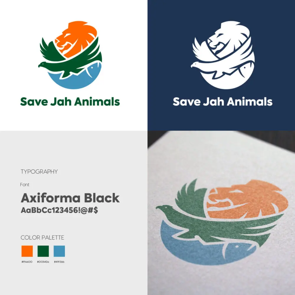 Save Jah Animals Logo