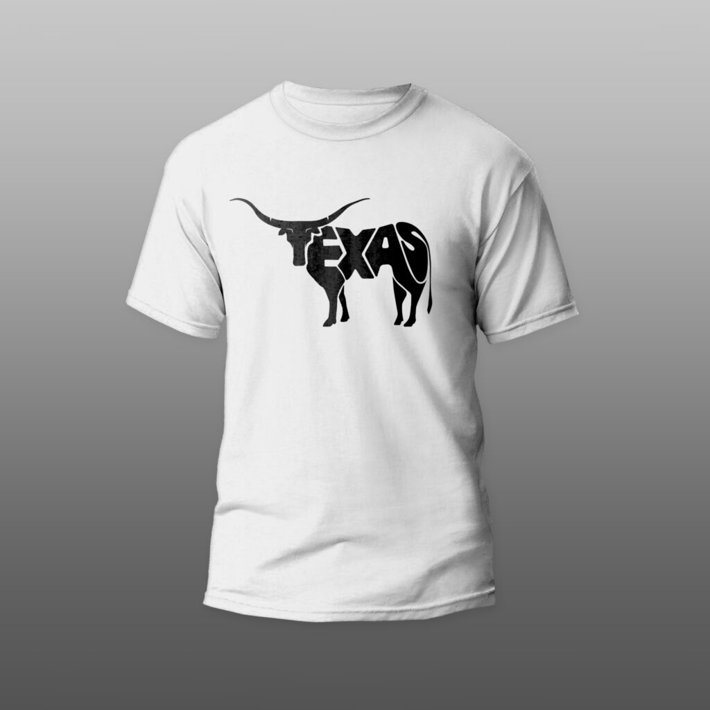 Texas Tshirt - Unlimited Graphic Design Service