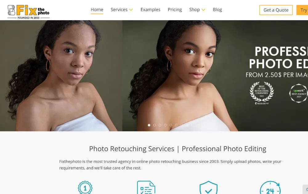 photo editing service website