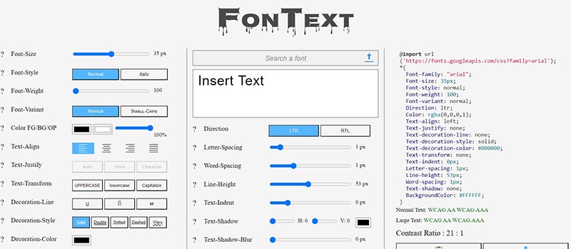 free commercial font example