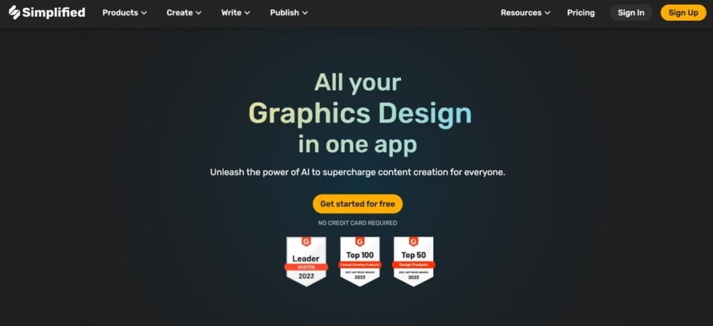 AI graphic design website