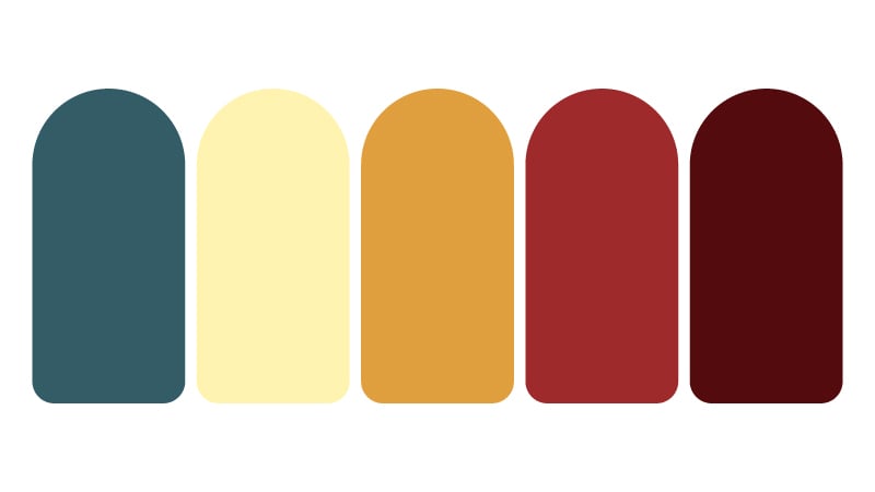 COLOR PALETTES - color set  Red colour palette, Color palette yellow,  Color palette