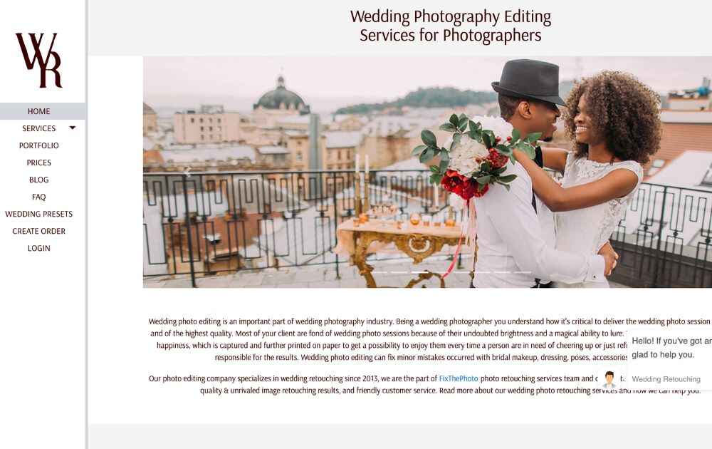 photo editing service website