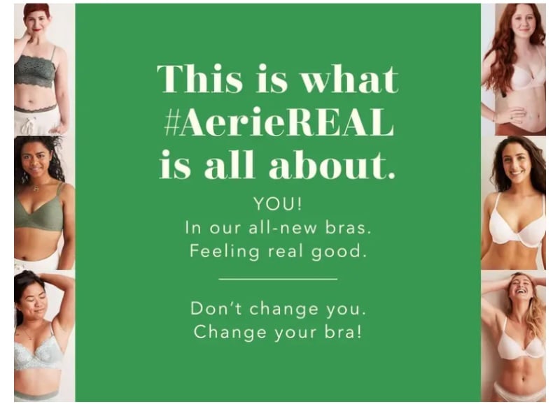 Aerie's body positive campaign just proved that it pays to portray real  women in ads - HelloGigglesHelloGiggles
